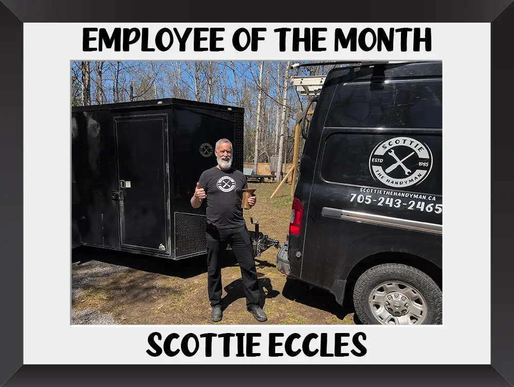Scottie the Handyman Employee of the Month